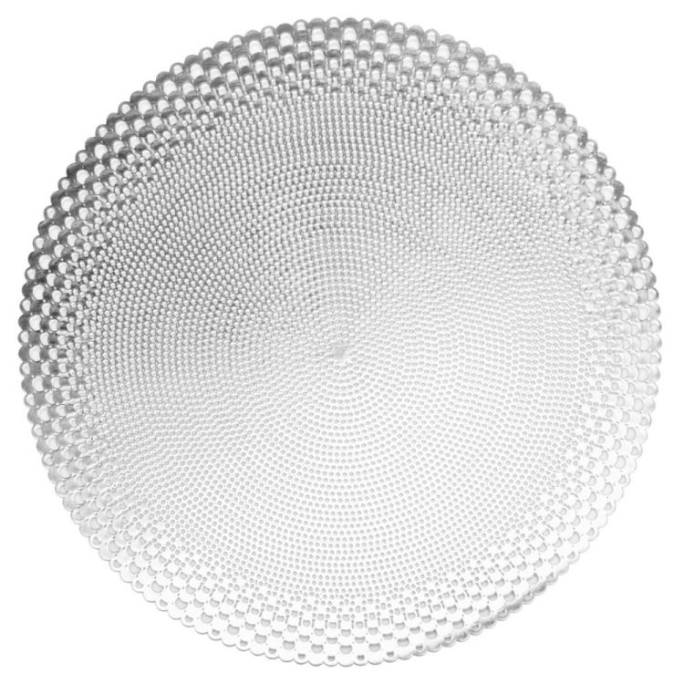 Mata dekoracyjna ROMA srebrna RAVI